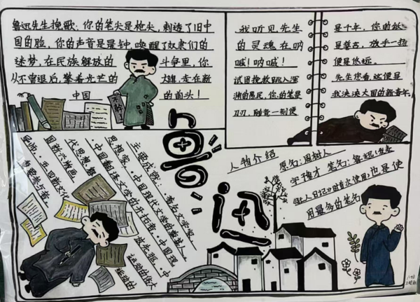 致敬大師，創(chuàng)意手抄報(bào) (4)