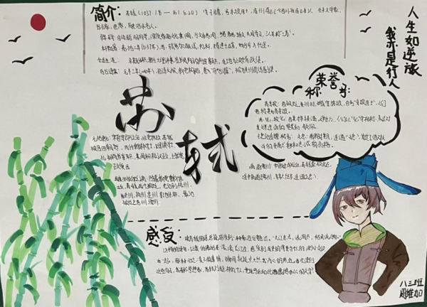 致敬大師，創(chuàng)意手抄報(bào) (16)