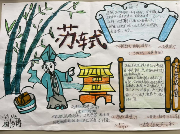 致敬大師，創(chuàng)意手抄報(bào) (36)